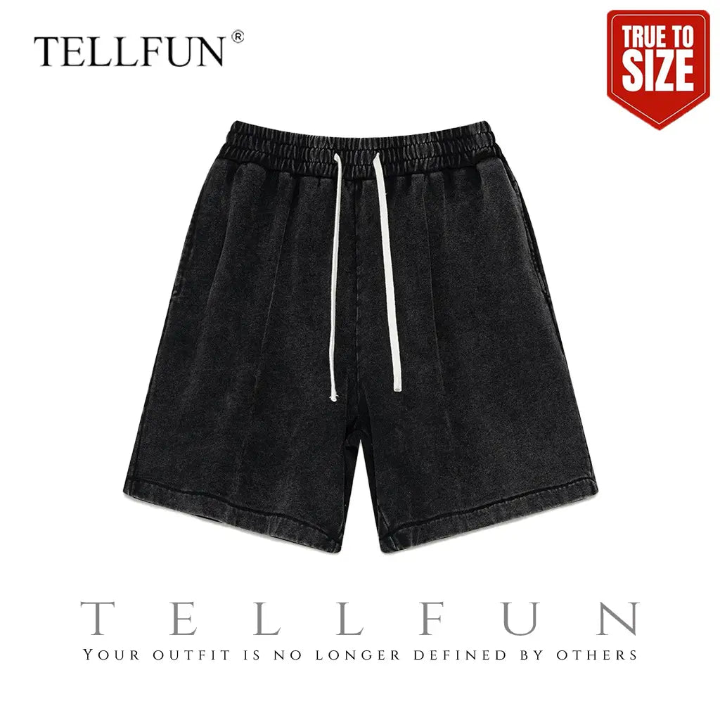 Buy 2 Get 1 Free Men'S Sweat Shorts Athletic Vintage Acid Washed Cotton Gym Short Elastic Waist Drawstring Workout Jogger Pants with Pockets Streetwear Athletic Sweat Shorts Baggy Bottom